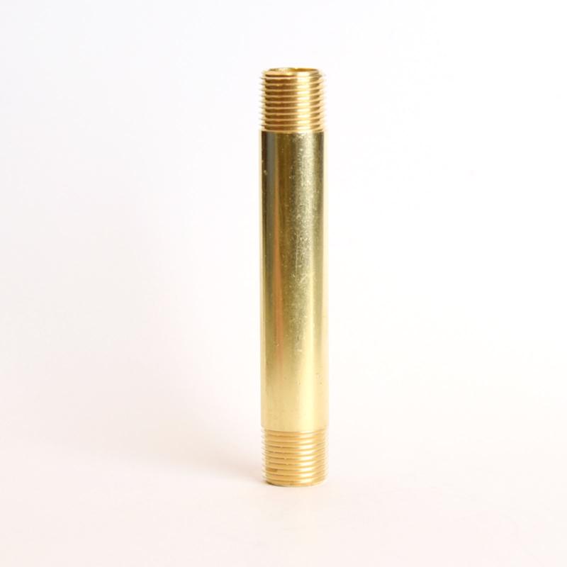ATC 3/8 in. MPT X 3/8 in. D MPT Yellow Brass Nipple 4 in. L, Pack of 5