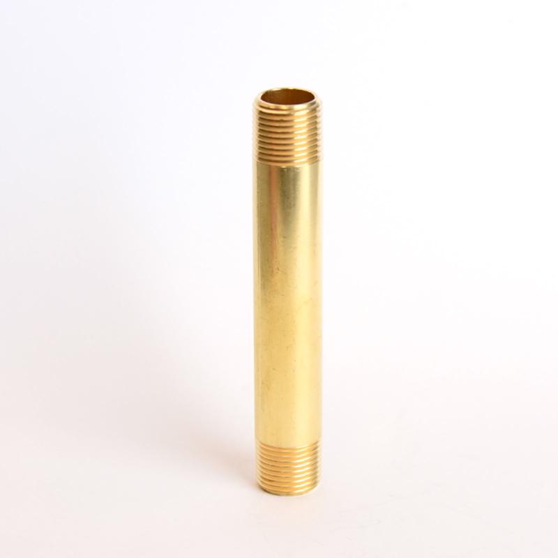 ATC 3/8 in. MPT X 3/8 in. D MPT Yellow Brass Nipple 4 in. L, Pack of 5
