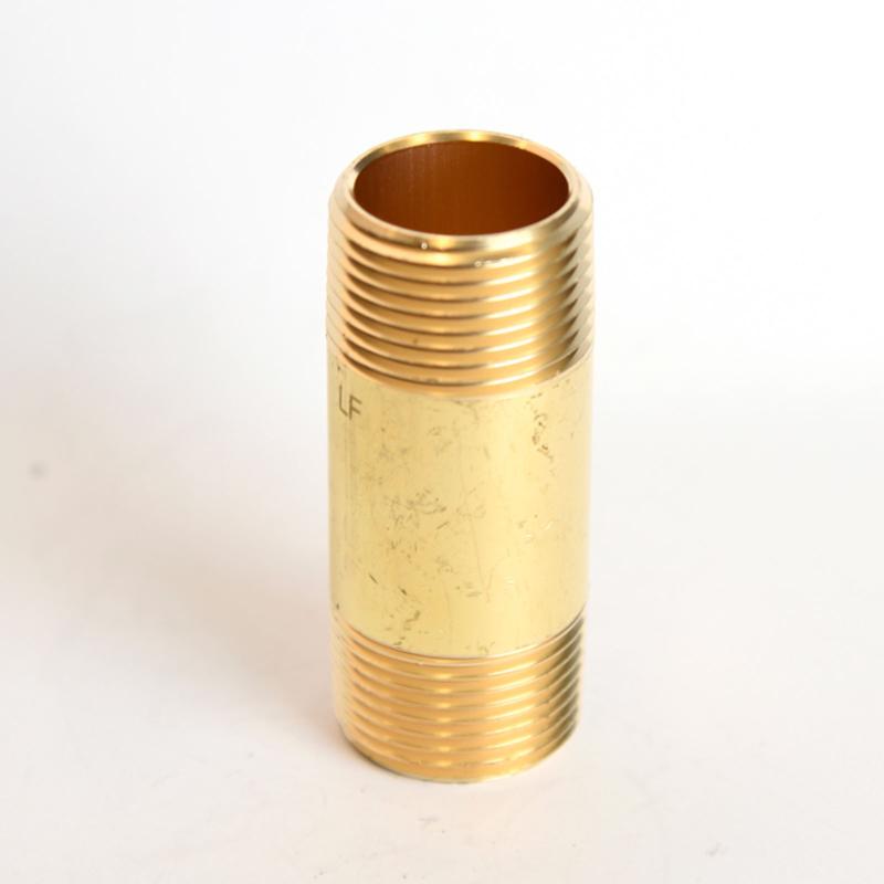 ATC 3/4 in. MPT X 3/4 in. D MPT Yellow Brass Nipple 2-1/2 in. L, Pack of 5