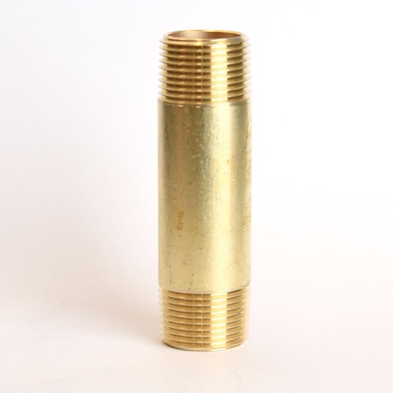 ATC 3/4 in. MPT X 3/4 in. D MPT Yellow Brass Nipple 3-1/2 in. L, Pack of 5