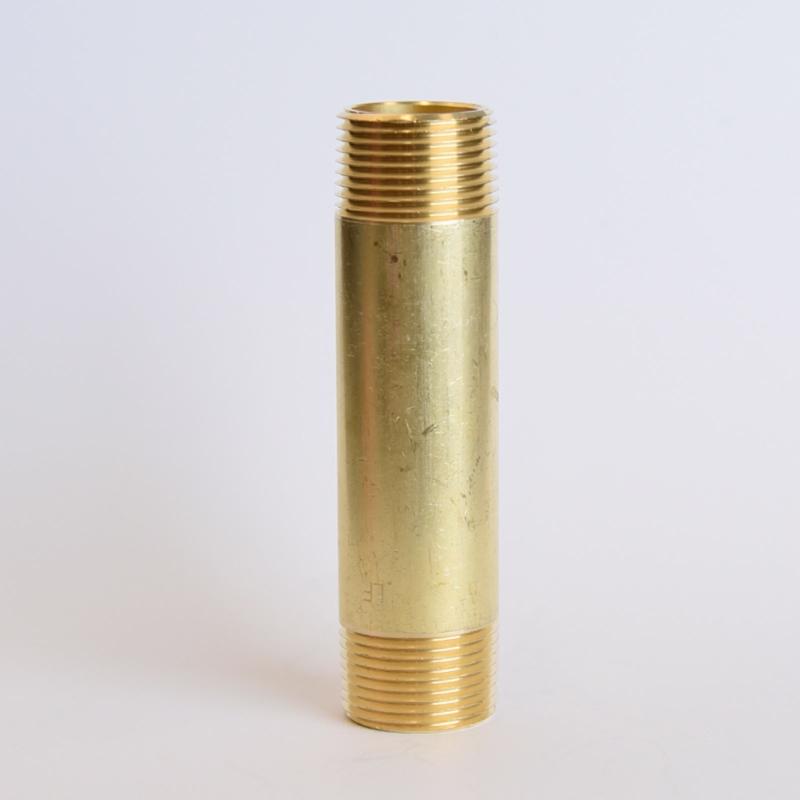 ATC 3/4 in. MPT X 3/4 in. D MPT Yellow Brass Nipple 4 in. L, Pack of 5