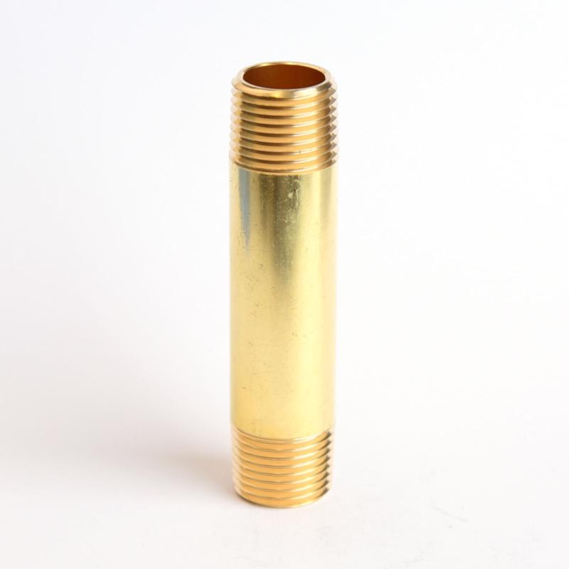 ATC 1/2 in. MPT X 1/2 in. D MPT Yellow Brass Nipple 3-1/2 in. L, Pack of 5