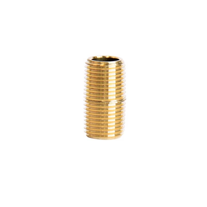 ATC 1/8 in. MPT Brass Close Nipple, Pack of 5
