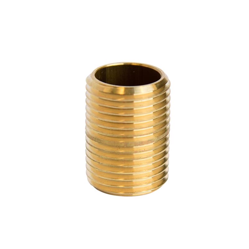 ATC 1/2 in. MPT Brass Close Nipple, Pack of 5