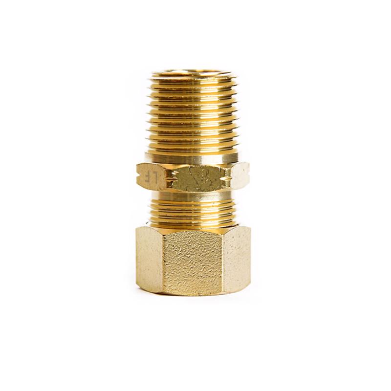 ATC 5/8 in. Compression X 1/2 in. D Male Brass Connector, Pack of 5