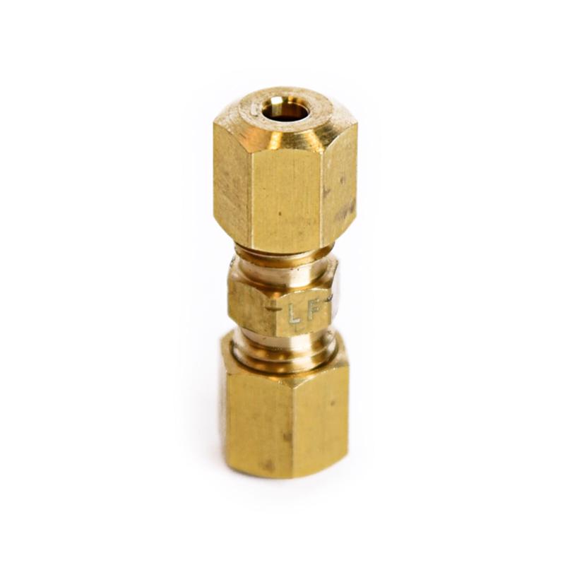ATC 1/8 in. Compression X 1/8 in. D Compression Yellow Brass Union, Pack of 5