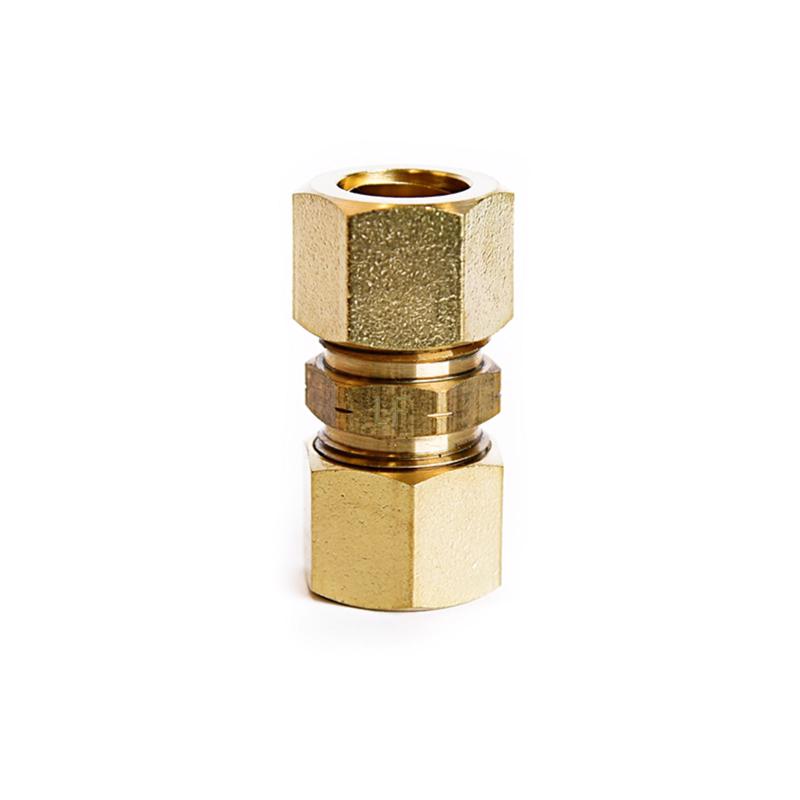 ATC 1/2 in. Compression X 1/2 in. D Compression Yellow Brass Union, Pack of 5