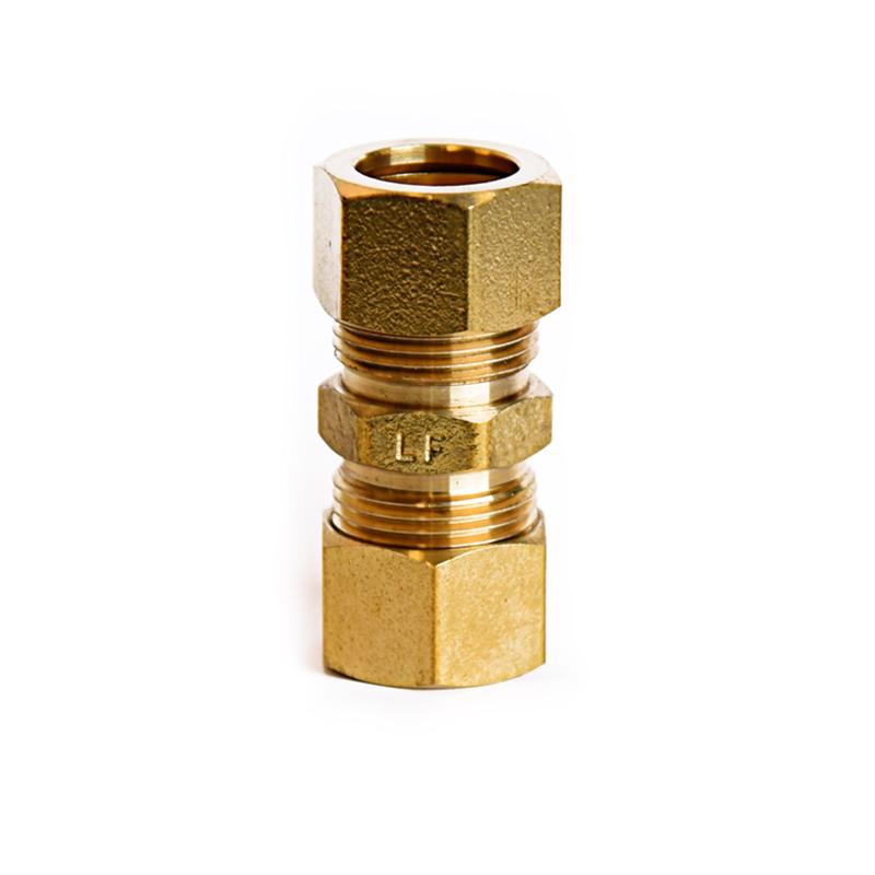 ATC 5/8 in. Compression X 5/8 in. D Compression Yellow Brass Union, Pack of 5