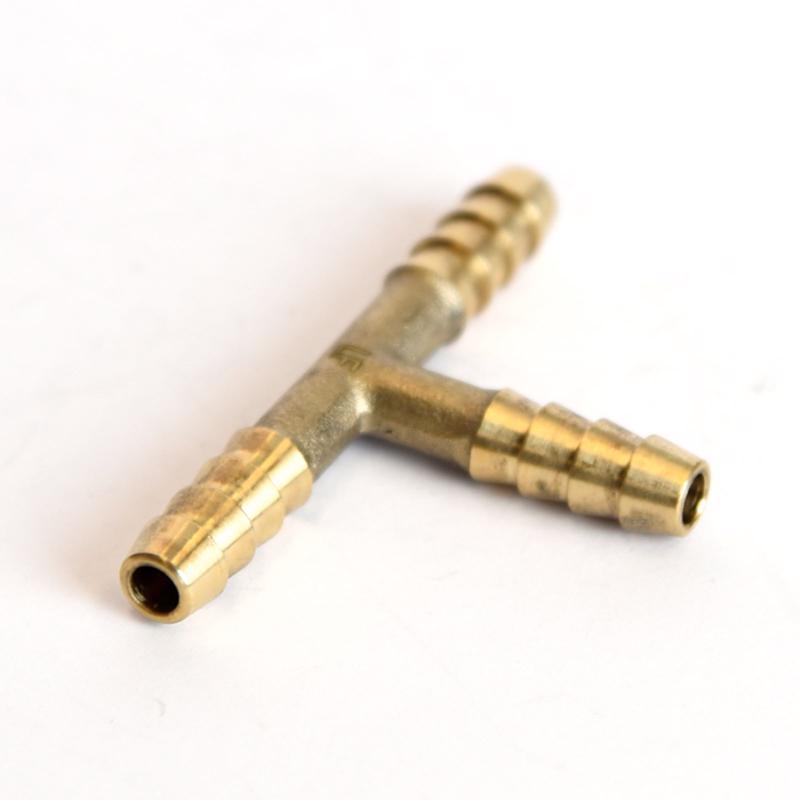 ATC Brass 1/4 in. D X 1/4 in. D Tee Connector 1 pk, Pack of 5