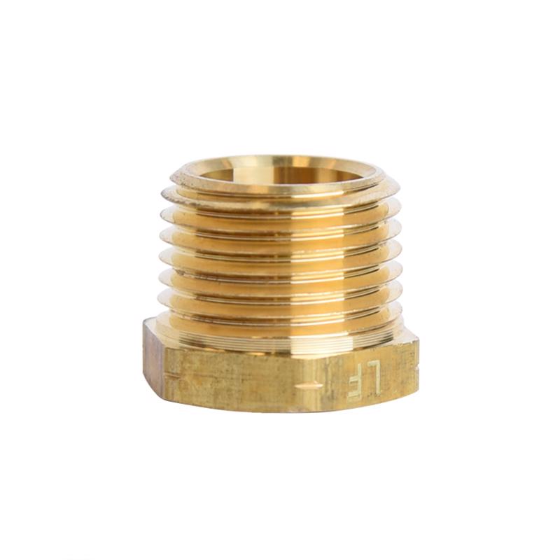 ATC 1/2 in. MPT X 3/8 in. D FPT Brass Hex Bushing, Pack of 5