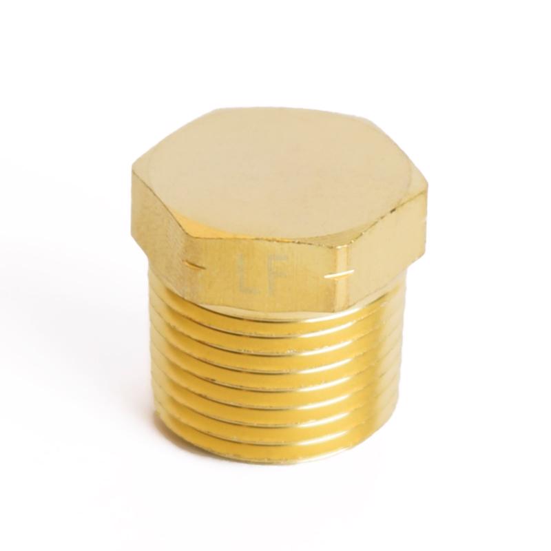 ATC 1/2 in. MPT Brass Hex Head Plug, Pack of 5
