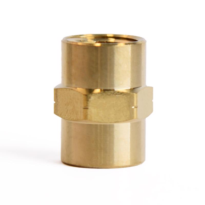 ATC 1/4 in. FPT X 1/4 in. D FPT Brass Coupling, Pack of 5