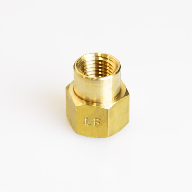 ATC 3/8 in. FPT X 1/4 in. D FPT Brass Reducing Coupling, Pack of 5