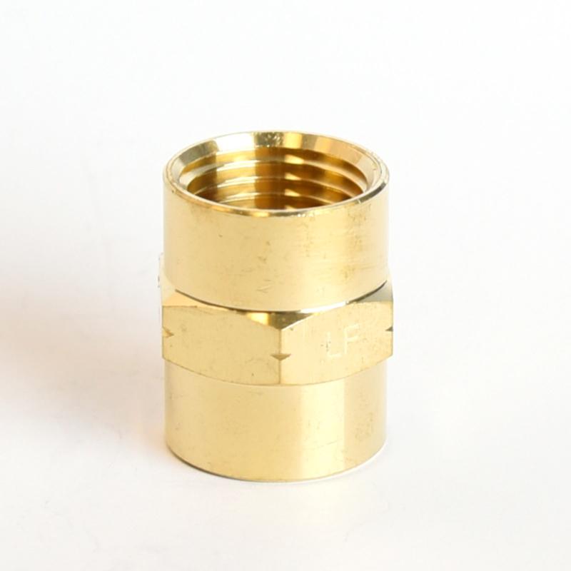 ATC 1/2 in. FPT X 1/2 in. D FPT Brass Coupling, Pack of 5