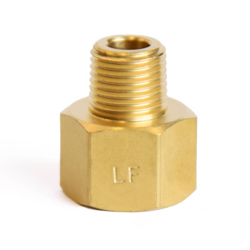 ATC 1/4 in. FPT X 1/8 in. D MPT Brass Reducing Coupling, Pack of 5
