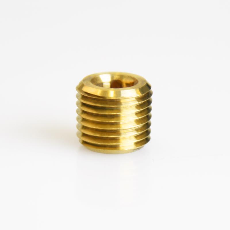ATC 1/4 in. MPT Brass Counter Sunk Plug, Pack of 5