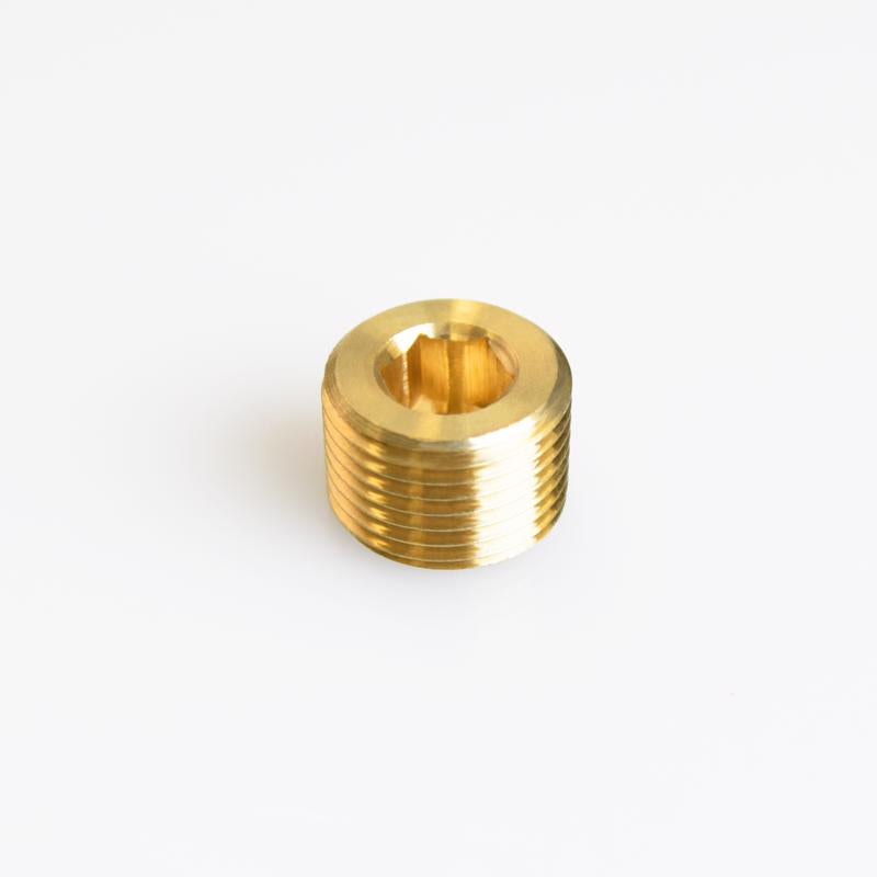 ATC 3/8 in. MPT Brass Counter Sunk Plug, Pack of 5