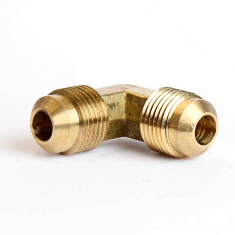 ATC 3/8 in. Flare X 3/8 in. D Flare Brass 90 Degree Elbow, Pack of 5