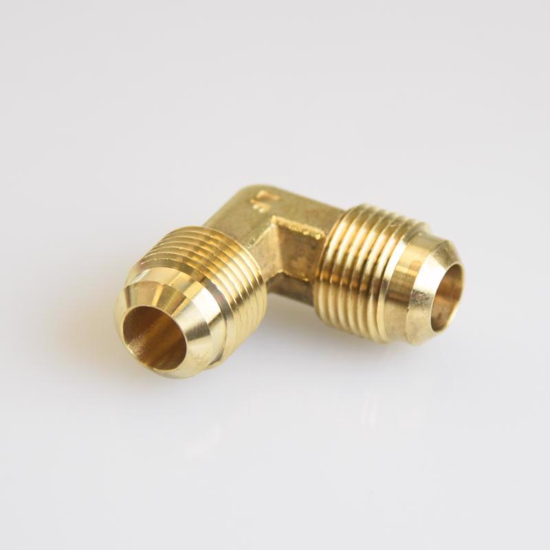 ATC 1/2 in. Flare X 1/2 in. D Flare Brass 90 Degree Elbow, Pack of 5