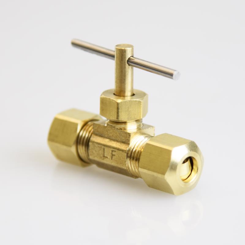 ATC 1/4 in. 1/4 in. Brass Needle Valve, Pack of 5