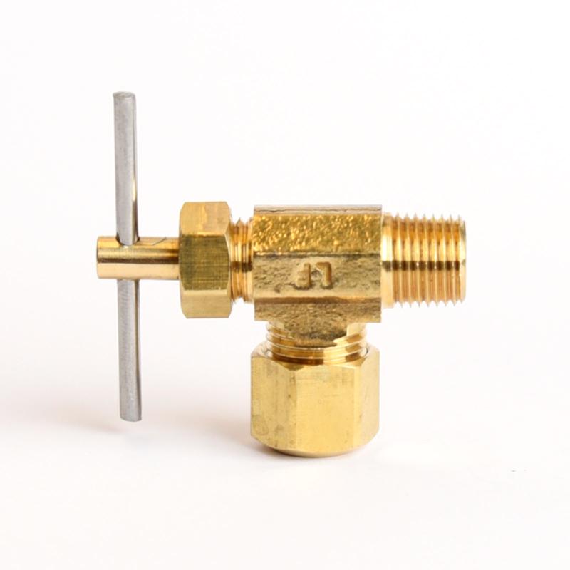 ATC 1/4 in. 1/8 in. Brass Needle Valve, Pack of 5