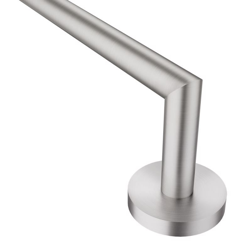 Moen Arlys Brushed Nickel Silver Towel Bar 24 in. L Zinc