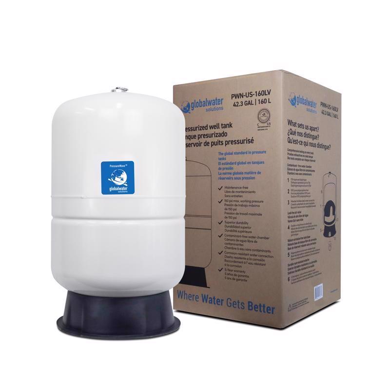 Global Water Solutions PressureWave 42.3 gal Pre-Charged Vertical Pressure Well Tank