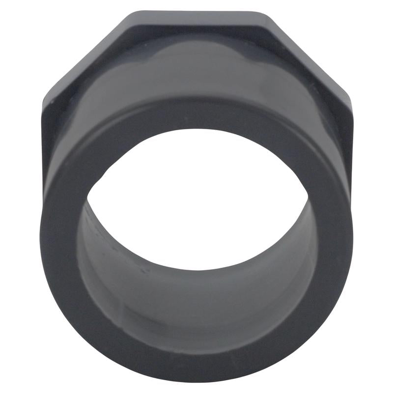 Charlotte Pipe Schedule 80 1-1/2 in. Spigot X 3/4 in. D Slip PVC Reducing Bushing 1 pk