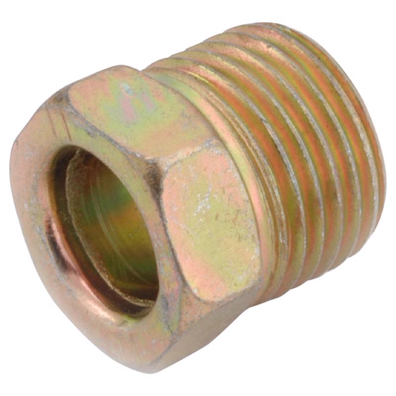 Anderson Metals 1/4 in. Female Flare in. Brass Inverted Flare Nut, Pack of 5