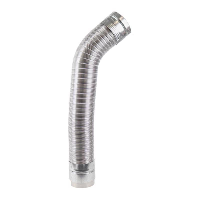 Selkirk 4 in. D X 42 in. L Aluminum/Galvanized Steel Gas Vent Connector