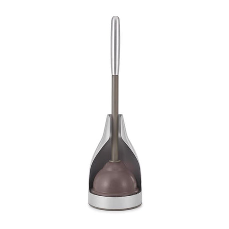 Polder Toilet Plunger and Caddy 19 in. L X 5.5 in. D, Pack of 2