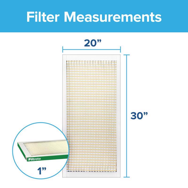 Filtrete 20 in. W X 30 in. H X 1 in. D Polypropylene 700 MPR Pleated Air Filter 1 pk, Pack of 4
