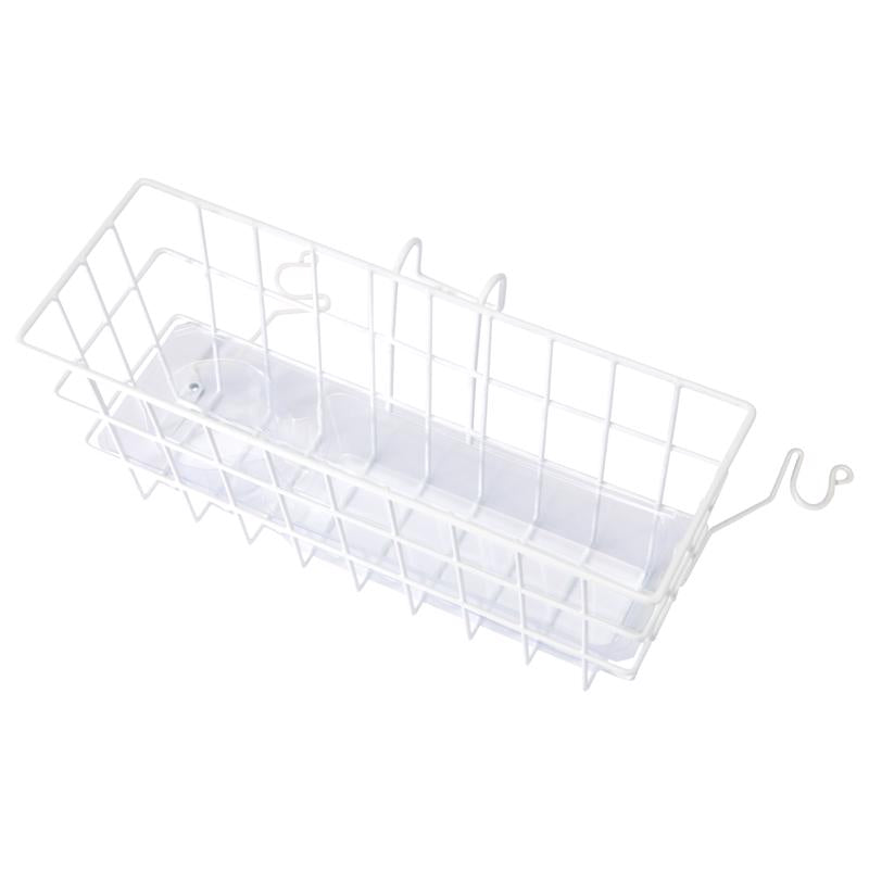 Carex Health Brands White Walker Basket Steel 7 in. H X 16.5 in. L