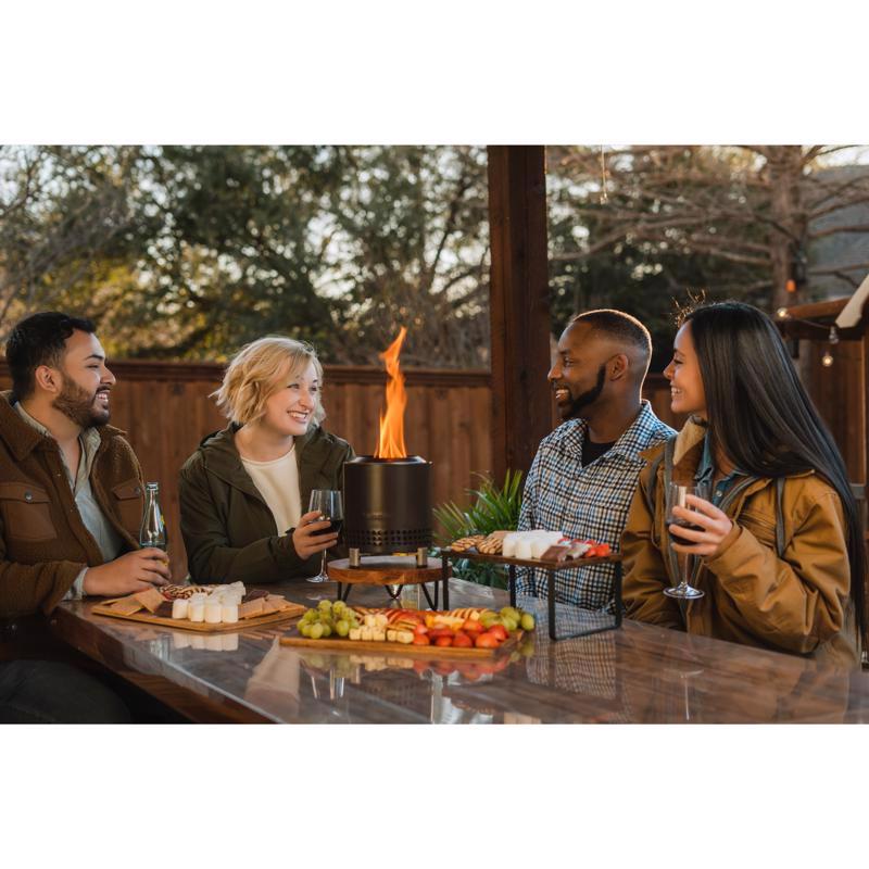 Solo Stove Mesa XL 7 in. W Stainless Steel Round Multi-Fuel Fire Pit