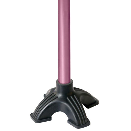 Carex Health Brands Black Self-Standing Cane Tip Rubber 2.65 in. H X 4.75 in. L