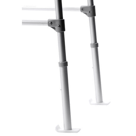 Carex Health Brands White Walker Ski Glides Plastic 2.30 in. H X 3.50 in. L