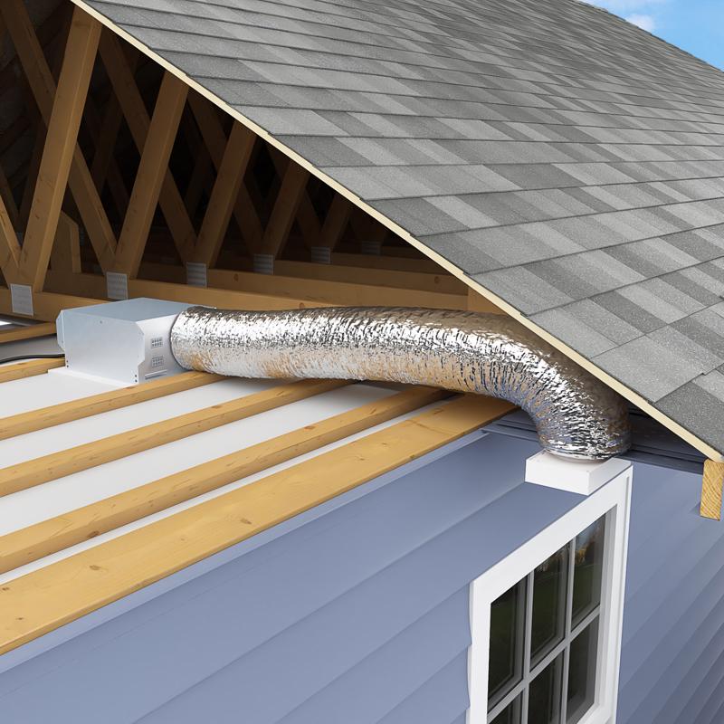 Imperial R8.0 25 ft. L X 12 in. D Silver Poly Duct