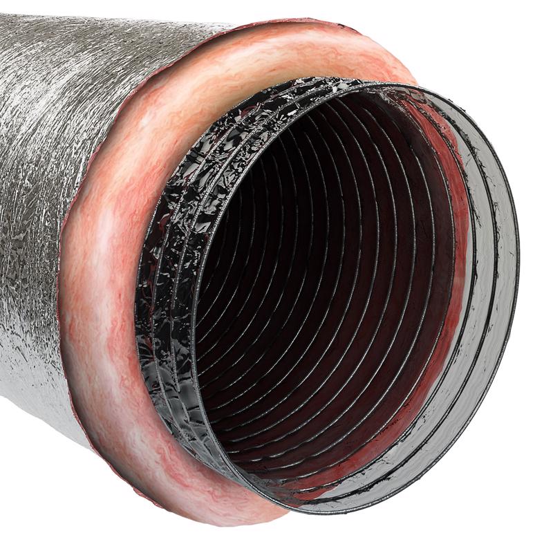 Imperial R8.0 25 ft. L X 14 in. D Silver Poly Duct
