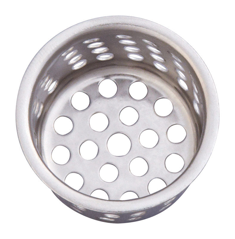 Ace 1 in. D Chrome Silver Stainless Steel Replacement Strainer Basket