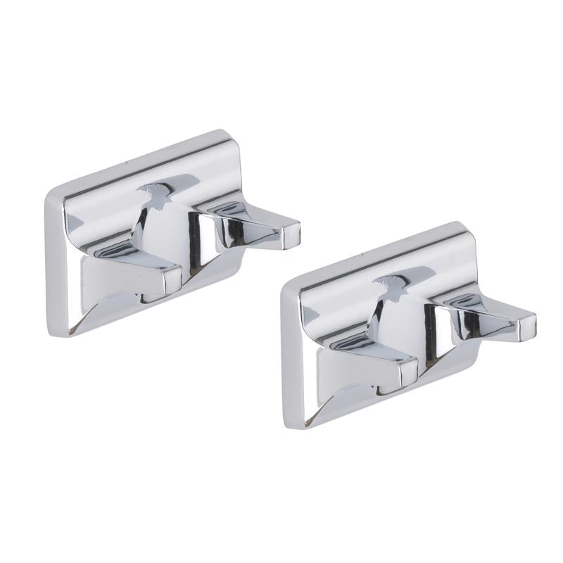 OakBrook Collection Chrome Silver Double Robe Hook
