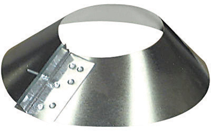 Imperial 4 in. D 26 Ga. Galvanized Steel Storm Collar, Pack of 6