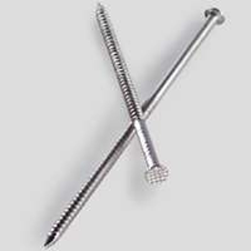Simpson Strong-Tie S8SNDB Siding Nail, 8d, 2-1/2 in L, 304 Stainless Steel, Full Round Head, Annular Ring Shank, 25 lb