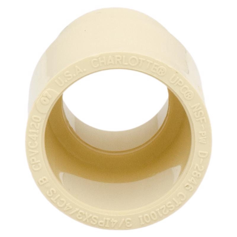 Charlotte Pipe 3/4 in. Slip X 3/4 in. D Slip CPVC Adapter 1 pk, Pack of 25