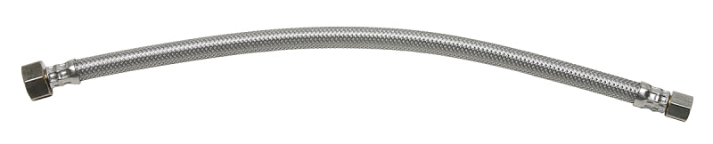 Fluidmaster Click Seal Series B1F16 Water Supply Connector, 3/8 x 1/2 in, Polymer/Stainless Steel