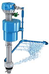 Danco HydroClean HC660 Toilet Fill Valve, Rubber Body, Anti-Siphon: No