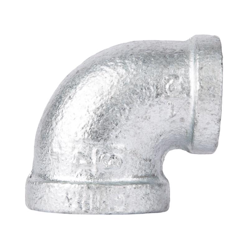 STZ Industries 3/4 in. FIP each X 1/2 in. D FIP Galvanized Malleable Iron 90 degree Reducing Elbow, Pack of 5