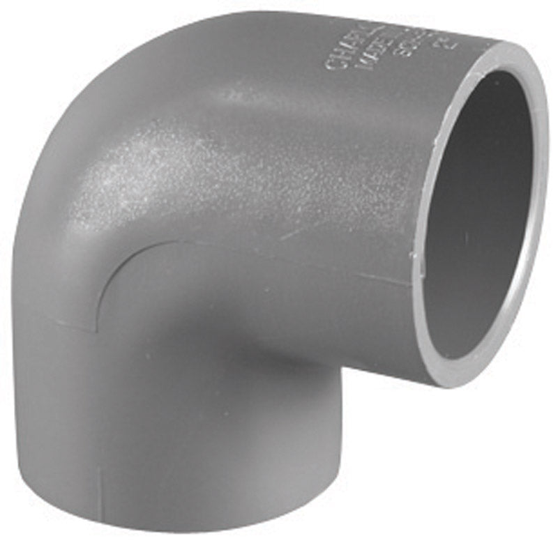 Charlotte Pipe Schedule 80 1 in. Slip X 1 in. D Slip PVC Elbow 1 pk, Pack of 10
