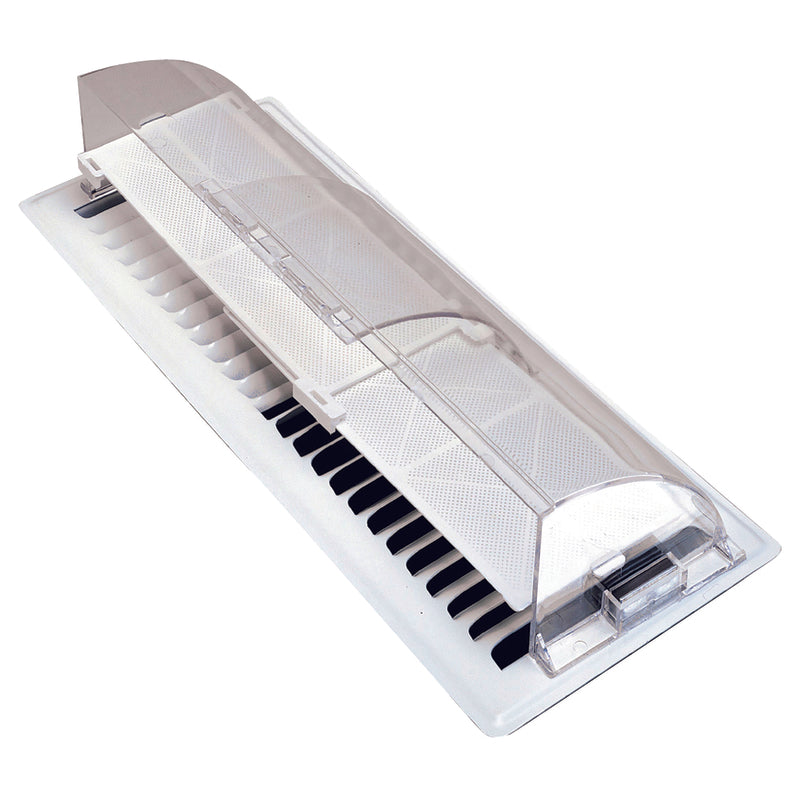 Deflect-O Jordan 4 in. H X 9-1/5 in. W 1-Way Clear Plastic Air Deflector