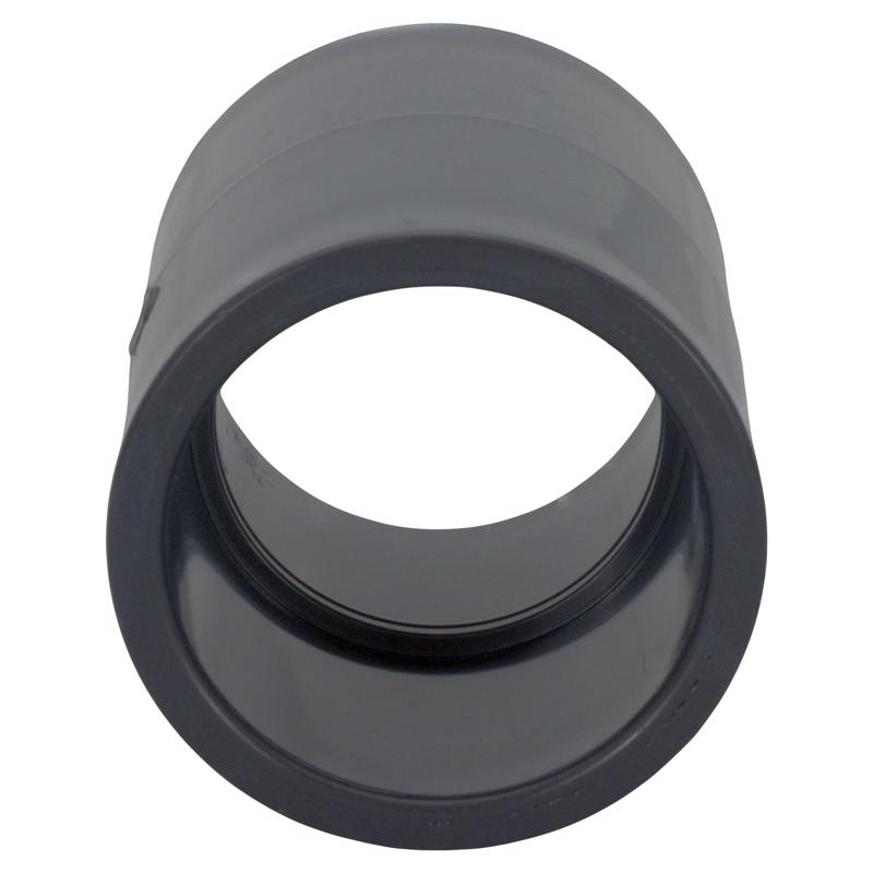 Charlotte Pipe Schedule 80 3/4 in. Slip X 3/4 in. D Slip PVC Coupling 1 pk