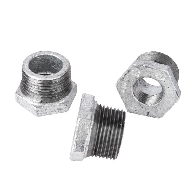 STZ Industries 3/4 in. MIP each X 3/8 in. D FIP Galvanized Malleable Iron Hex Bushing